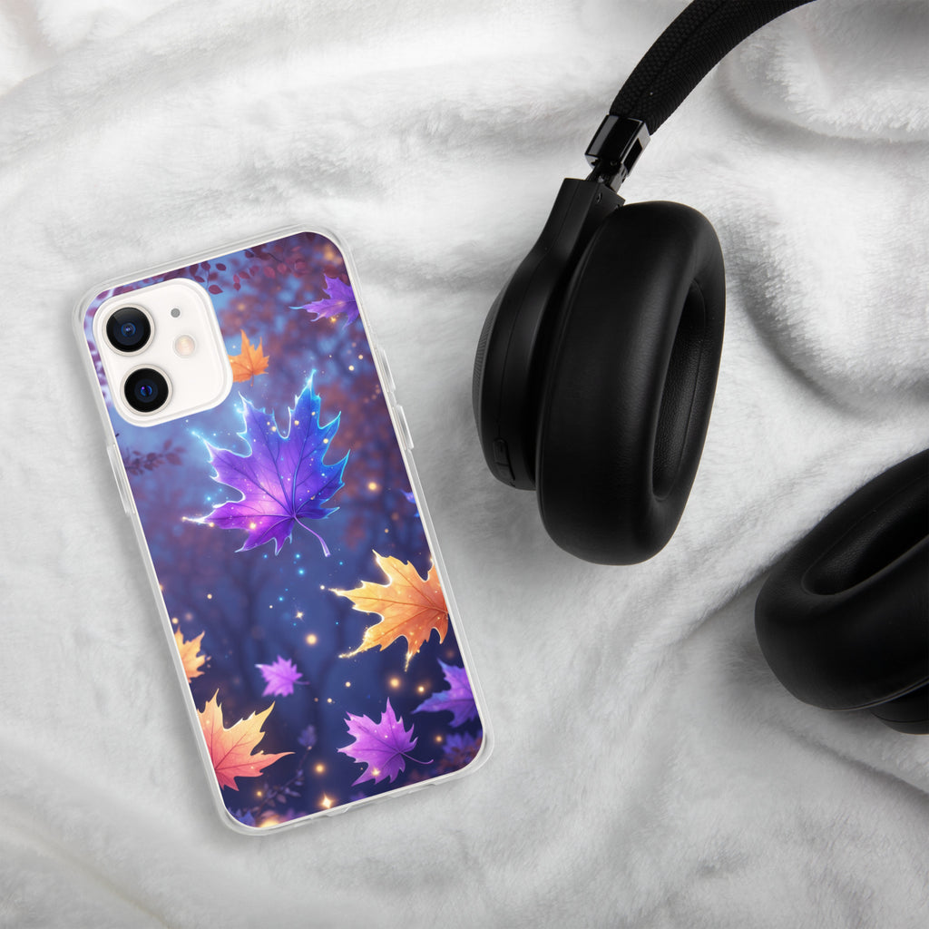 Enchanted Autumn Leaves Clear Case for iPhone 12