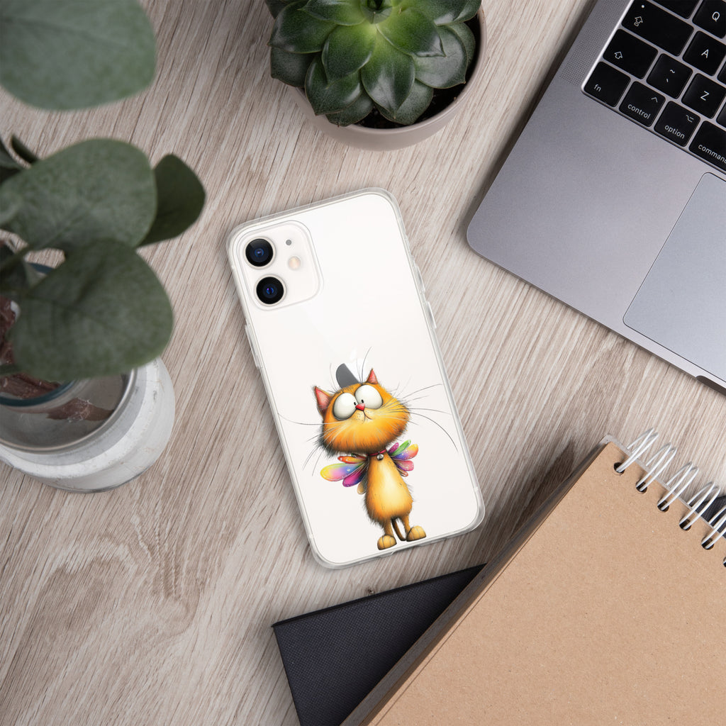 Fairy Cat Clear Case for iPhone 12