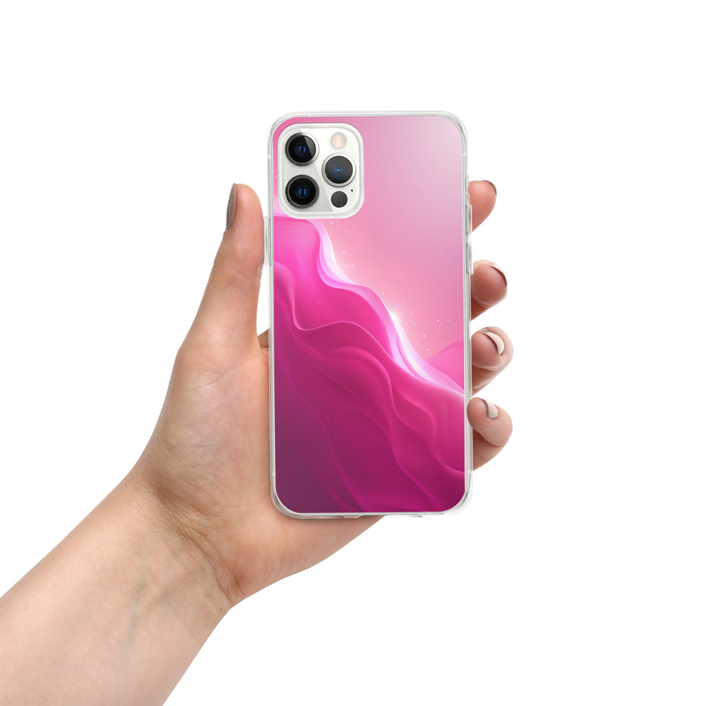 Pink Velvet Waves Dream Clear Case for iPhone 12 Pro
