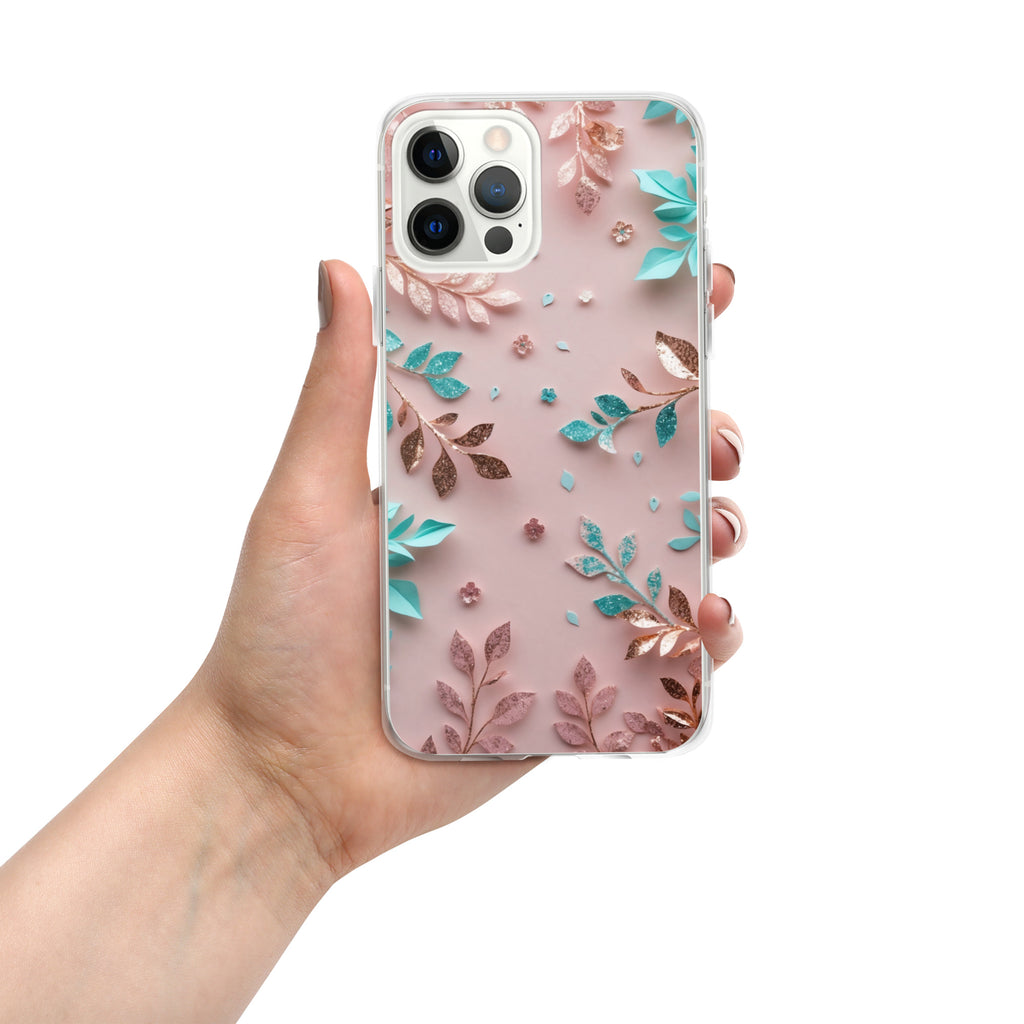 Blush Garden Glam Clear Case for iPhone 12 Pro Max