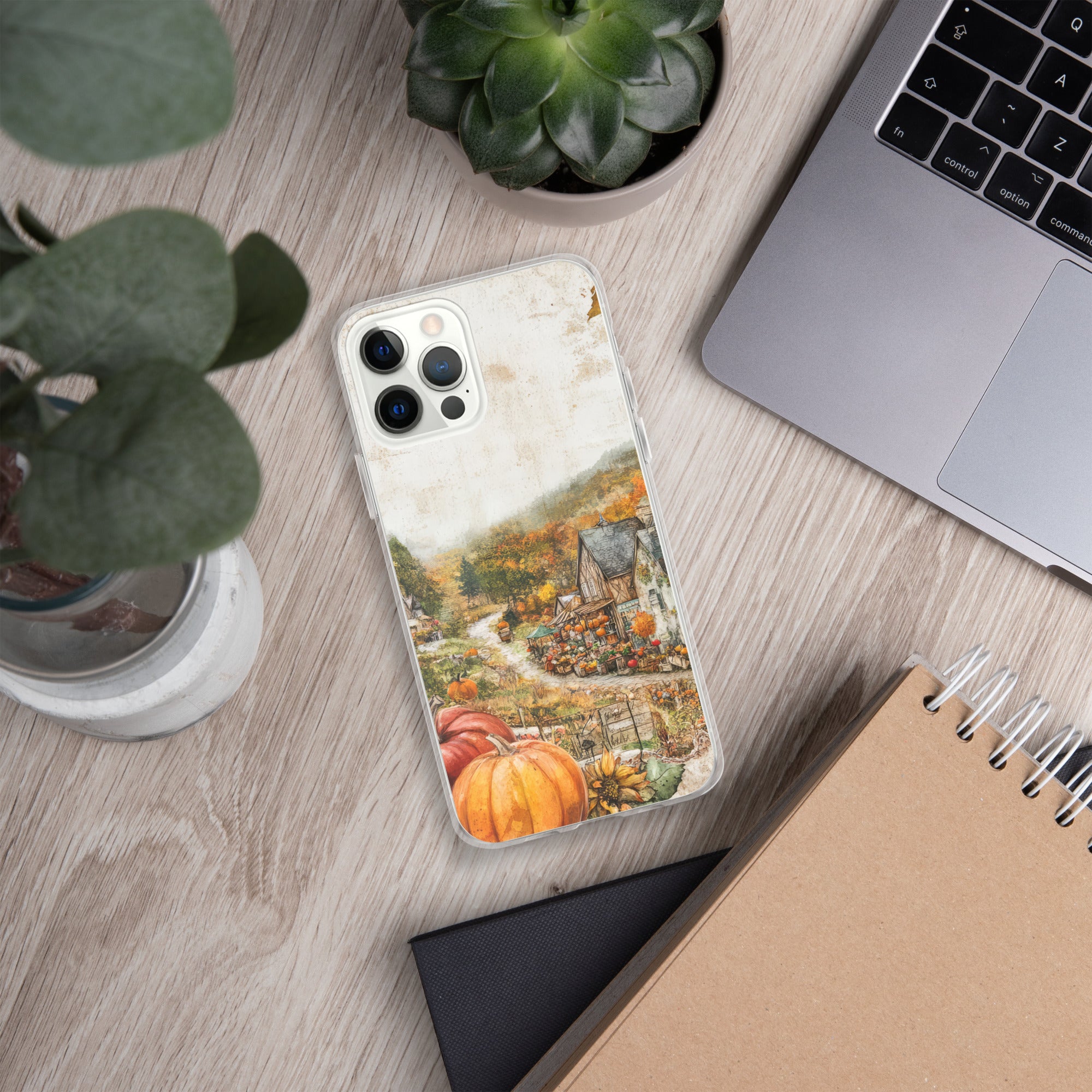 Autumn Village Clear Case for iPhone 12 Pro Max