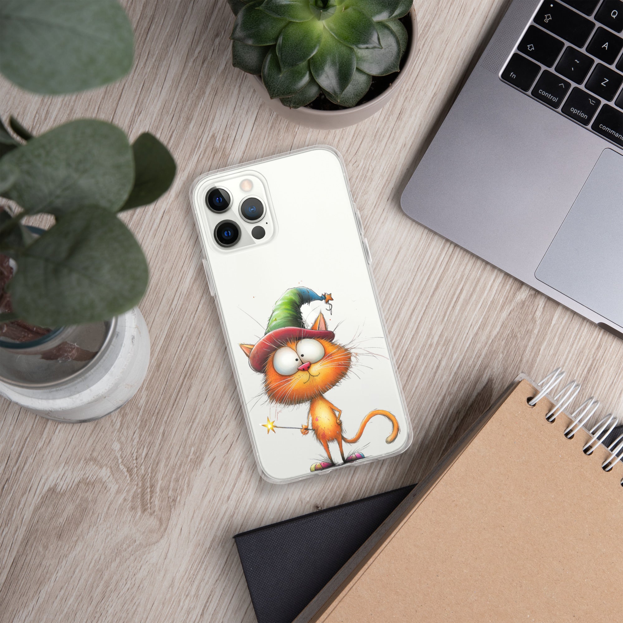 Wizard Cat Clear Case for iPhone 12 Pro Max