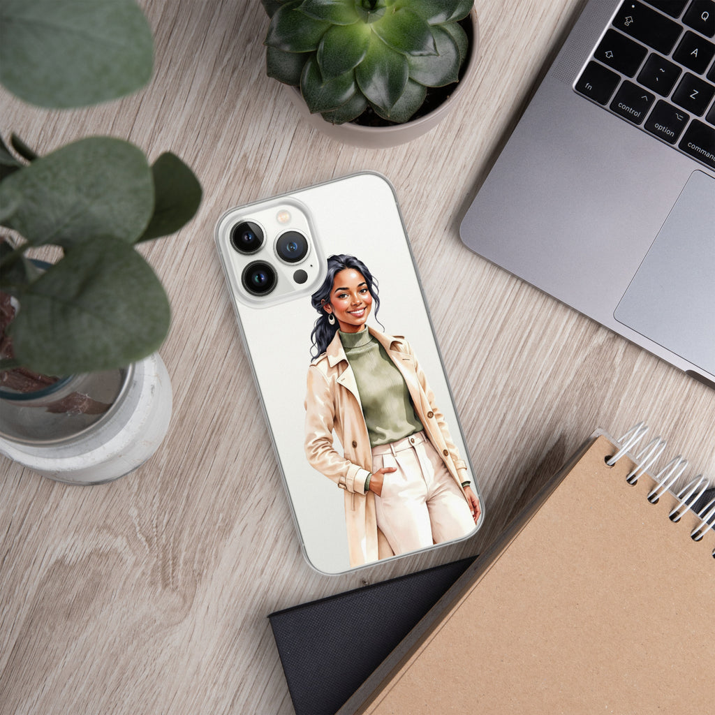 Chic Autumn Style Clear Case for iPhone 13 Pro Max