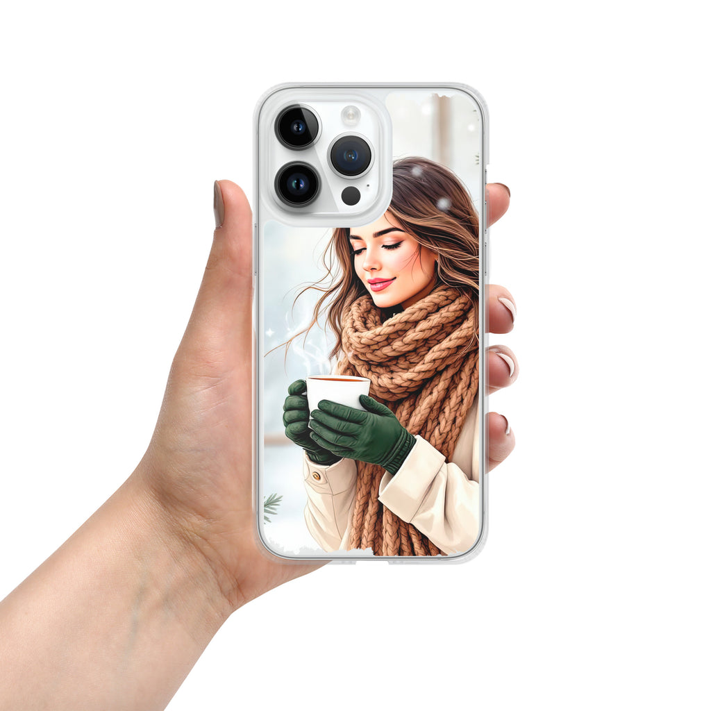 Cozy Winter Moments Clear Case for iPhone 14 Pro Max