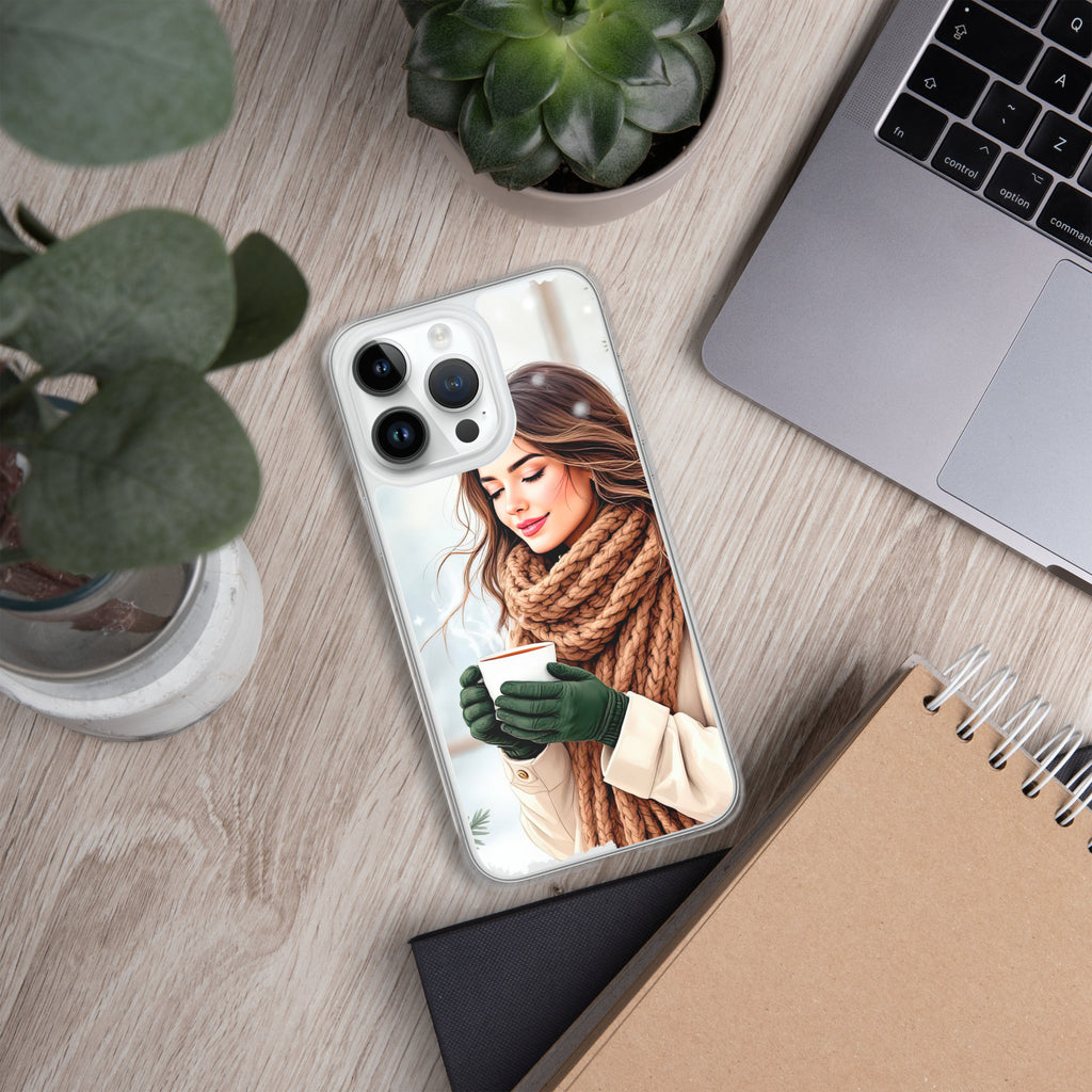 Cozy Winter Moments Clear Case for iPhone 14 Pro Max