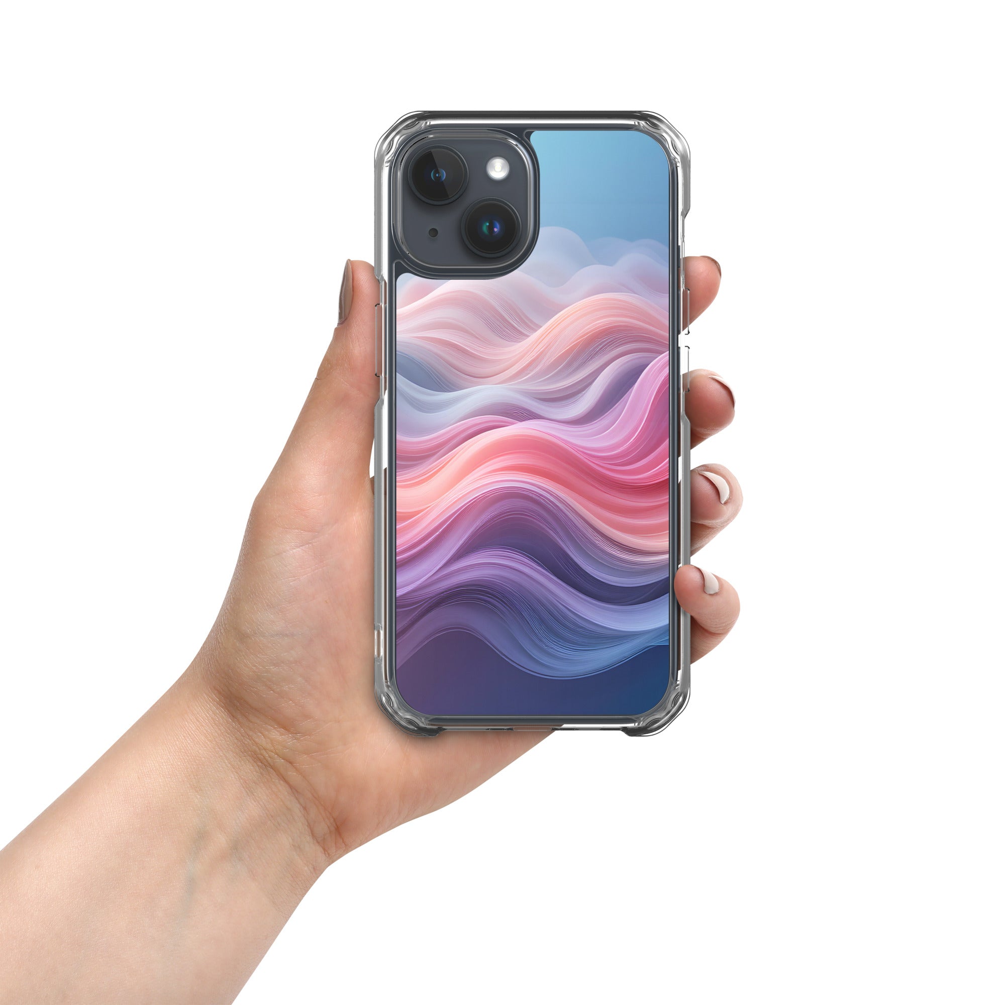 Velvet Currents Dream Clear Case for iPhone 15