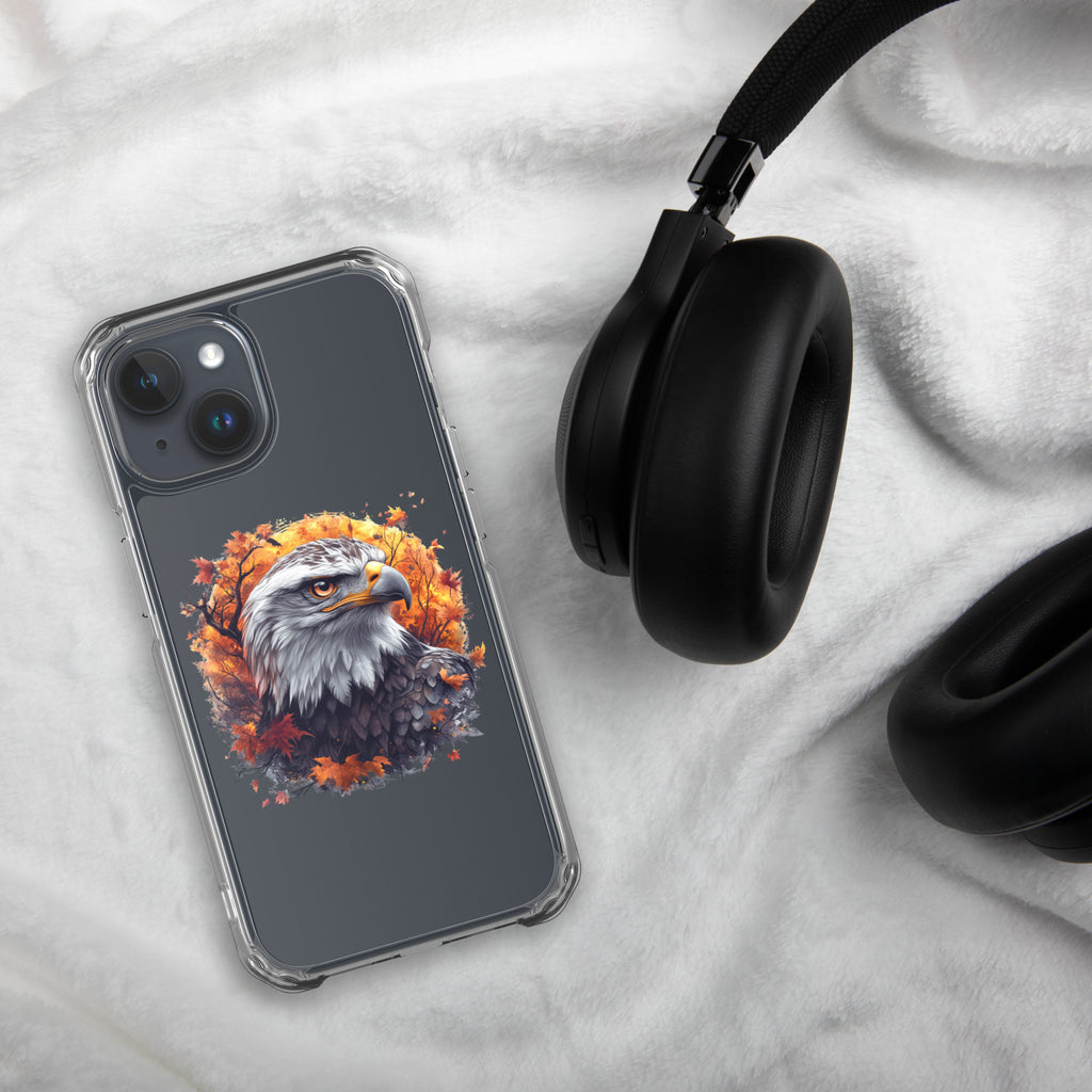 Autumn Eagle Spirit Clear Case for iPhone 15