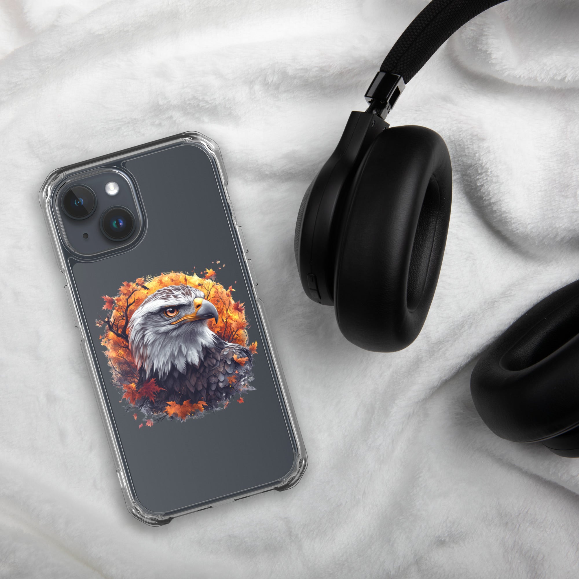 Autumn Eagle Spirit Clear Case for iPhone 15