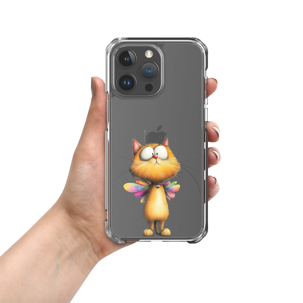 Fairy Cat Clear Case for iPhone 15 Pro Max