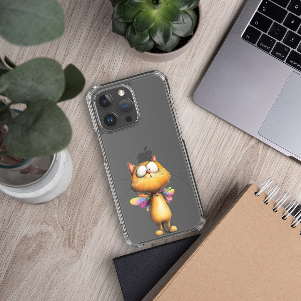 Fairy Cat Clear Case for iPhone 15 Pro Max