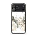Winter Snow Village Clear Case for iPhone 17 Pro Max