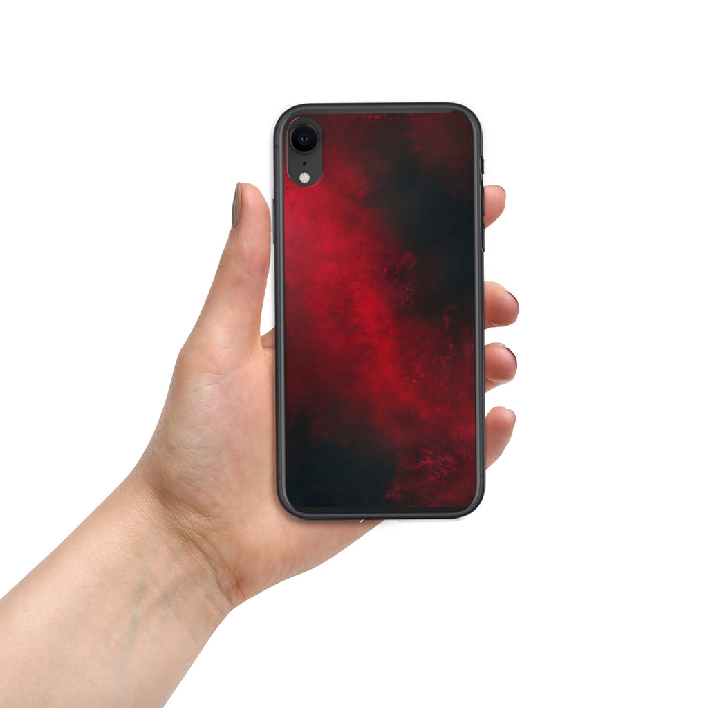 Crimson Nebula Clear Case for iPhone XR