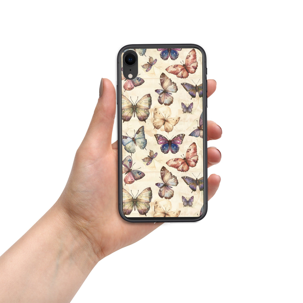Butterfly Garden Clear Case for iPhone XR