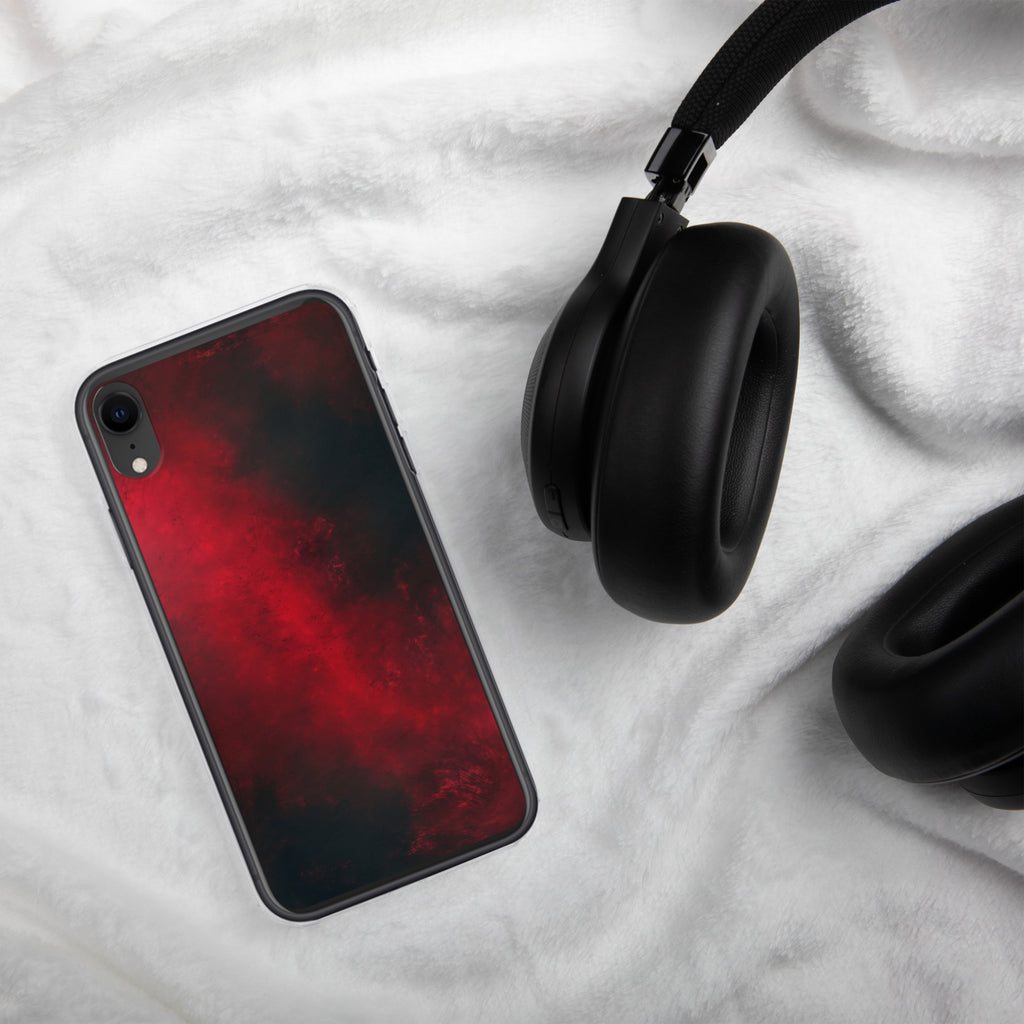 Crimson Nebula Clear Case for iPhone XR