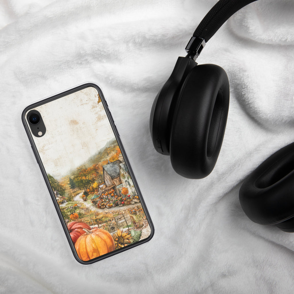 Autumn Village Clear Case for iPhone XR