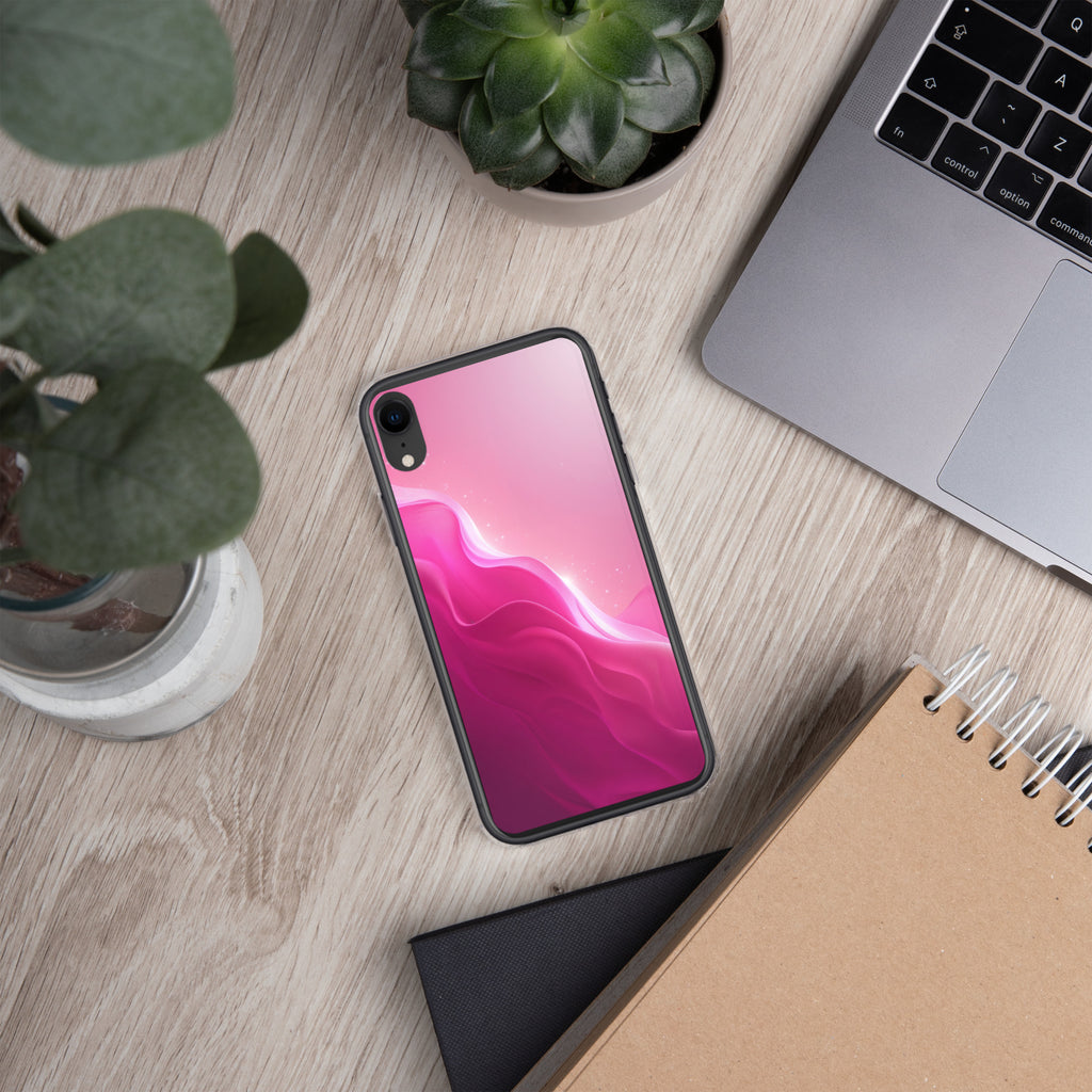 Pink Velvet Waves Dream Clear Case for iPhone XR