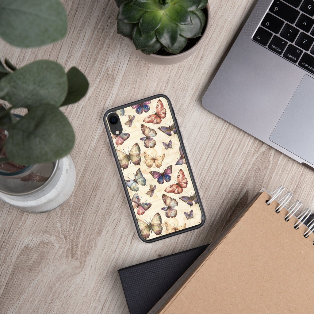 Butterfly Garden Clear Case for iPhone XR