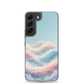 Abstract Pastel Waves Dream Clear Case for Samsung Galaxy S22 – Soft Minimalist Protective Cover