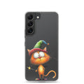 Wizard Cat Clear Case for Samsung Galaxy S22 – Cute Fantasy Protective Cover