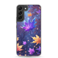 Autumn Leaves Glow Clear Case for Samsung Galaxy S22 Plus – Magical Nature Protective Cover