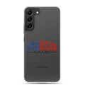 American Nurse Typography Clear Case for Samsung Galaxy S22 Plus – Patriotic Profession Protective Cover