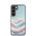 Abstract Pastel Waves Dream Clear Case for Samsung Galaxy S23 – Soft Minimalist Protective Cover