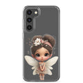 Whimsical Fairy Clear Case for Samsung Galaxy S23 Plus – Cute Fantasy Character Protective Cover