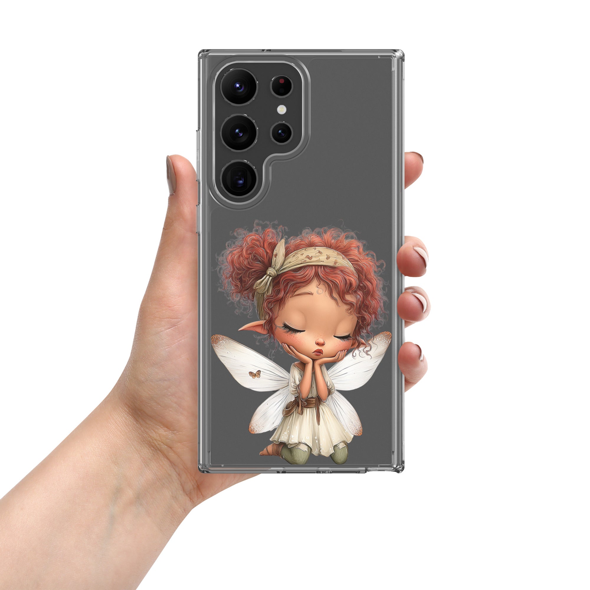 Whimsical Fairy Clear Case for Samsung Galaxy S23 Ultra – Whimsical Fantasy Art Protective Cover