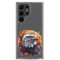 Autumn Eagle Clear Case for Samsung Galaxy S23 Ultra – Artistic Wildlife Protective Cover