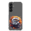 Autumn Eagle Clear Case for Samsung Galaxy S25 Plus – Artistic Wildlife Protective Cover