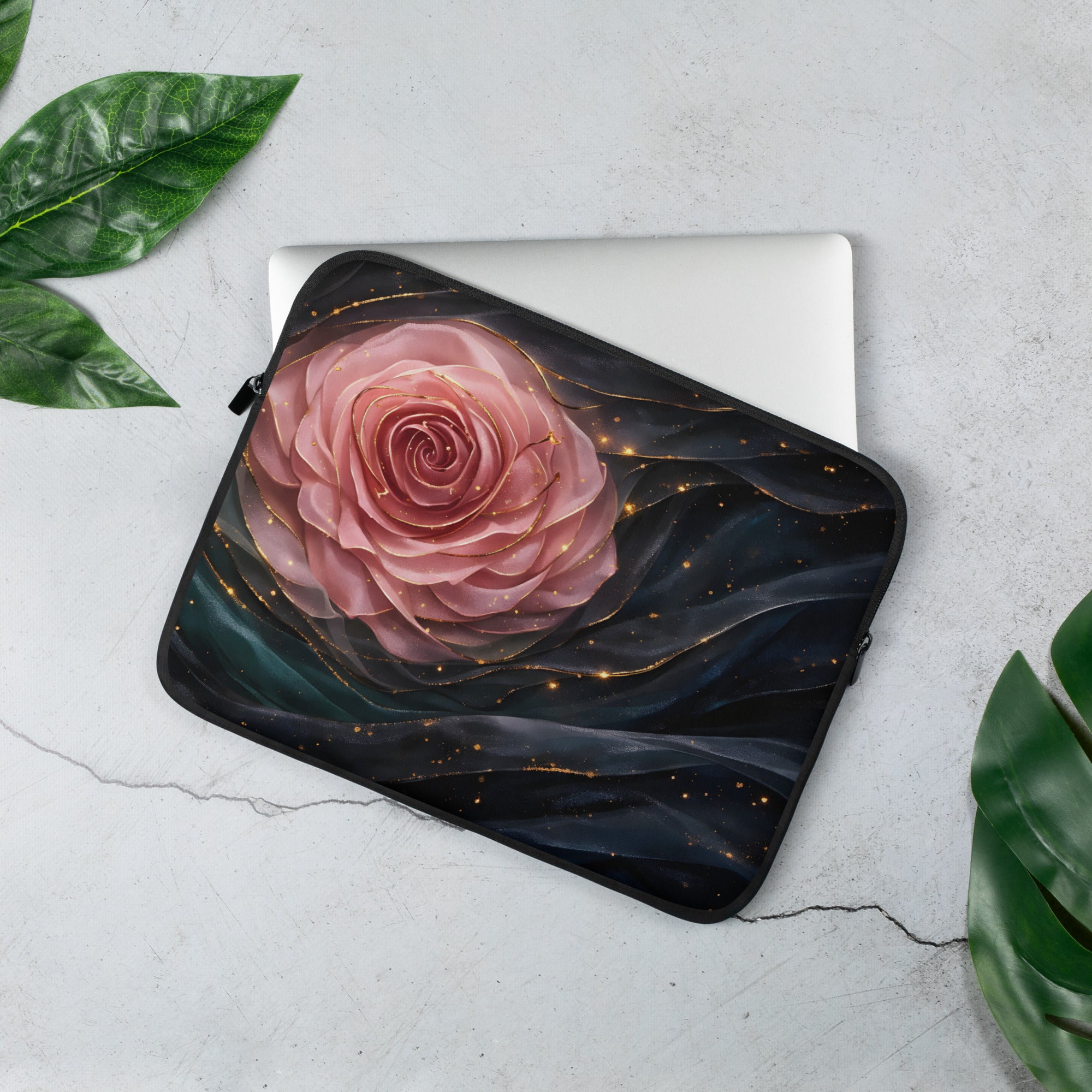 Dark Rose Gold Laptop Sleeve – Neoprene 13 & 15 Protective Case