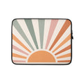 Retro Sunrise Laptop Sleeve – Neoprene 13" & 15" Protective Case