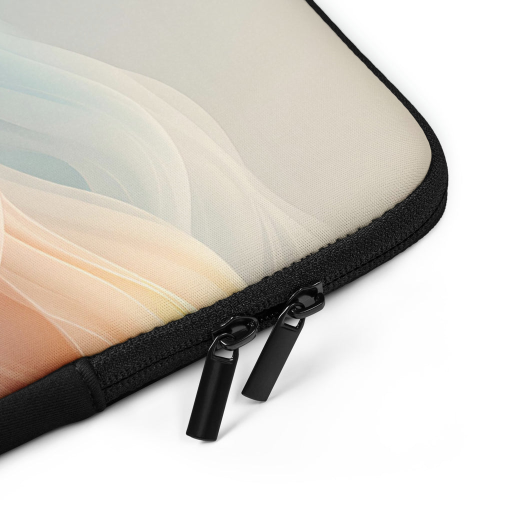 Pastel Wave Abstract Dream Laptop Sleeve – Neoprene 13" & 15" Protective Case