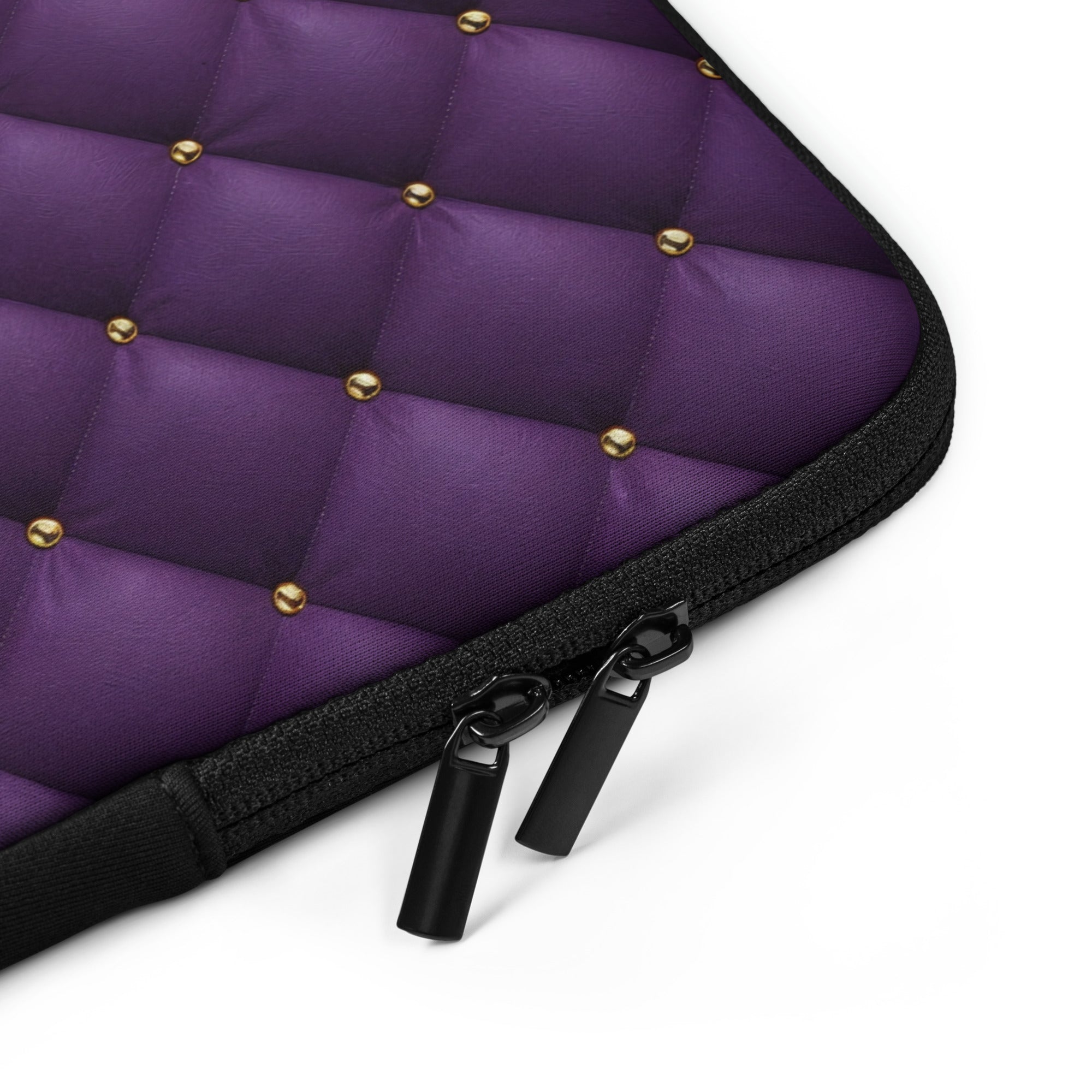Royal Purple Quilted Laptop Sleeve – Neoprene 13" & 15" Protective Case