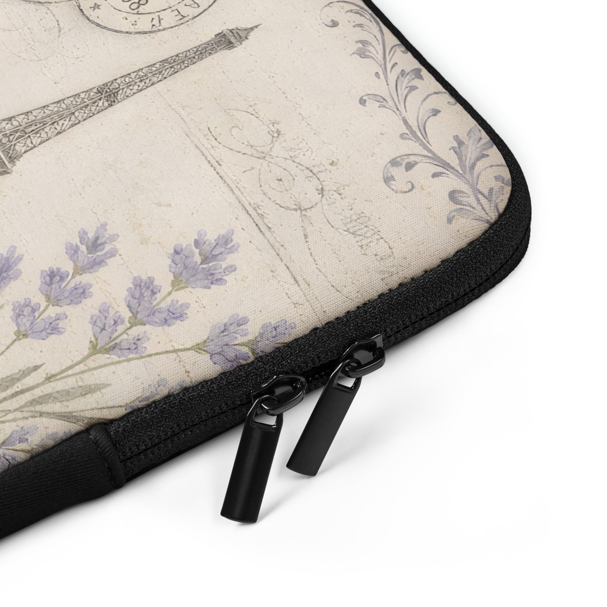 Vintage Paris Postcard Laptop Sleeve – Neoprene 13 & 15 Protective Case