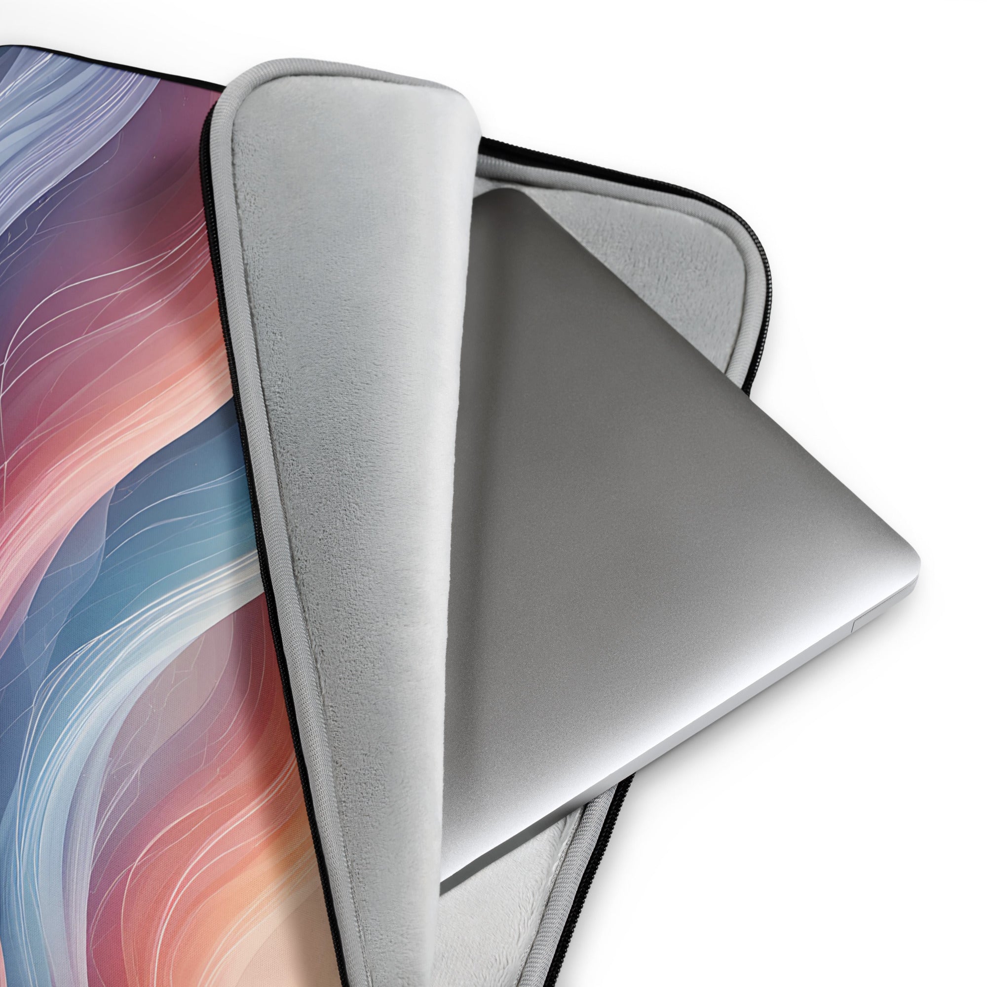 Sunset Flow Abstract Dream Laptop Sleeve – Neoprene 13" & 15" Protective Case