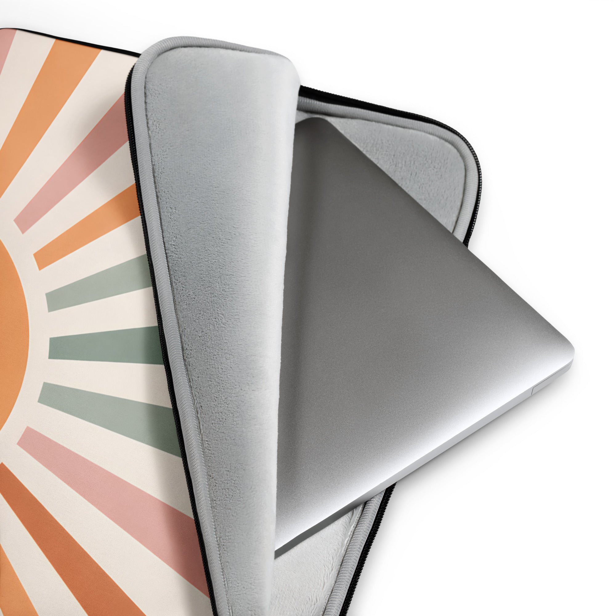 Retro Sunrise Laptop Sleeve – Neoprene 13" & 15" Protective Case