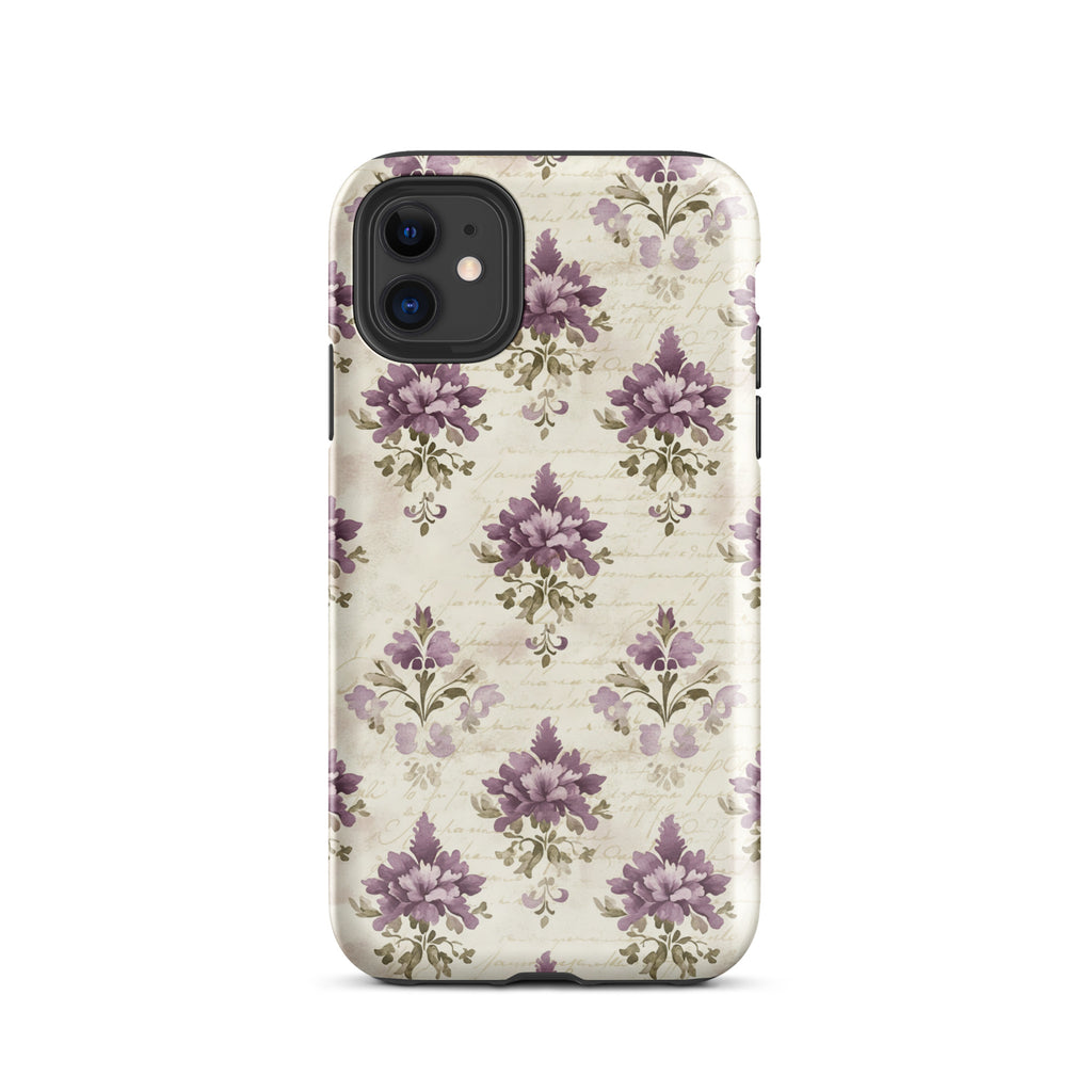 Vintage Floral Damask Tough Case for iPhone 11