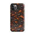 Burnt Orange Filigree Tough Case for iPhone 11 Pro