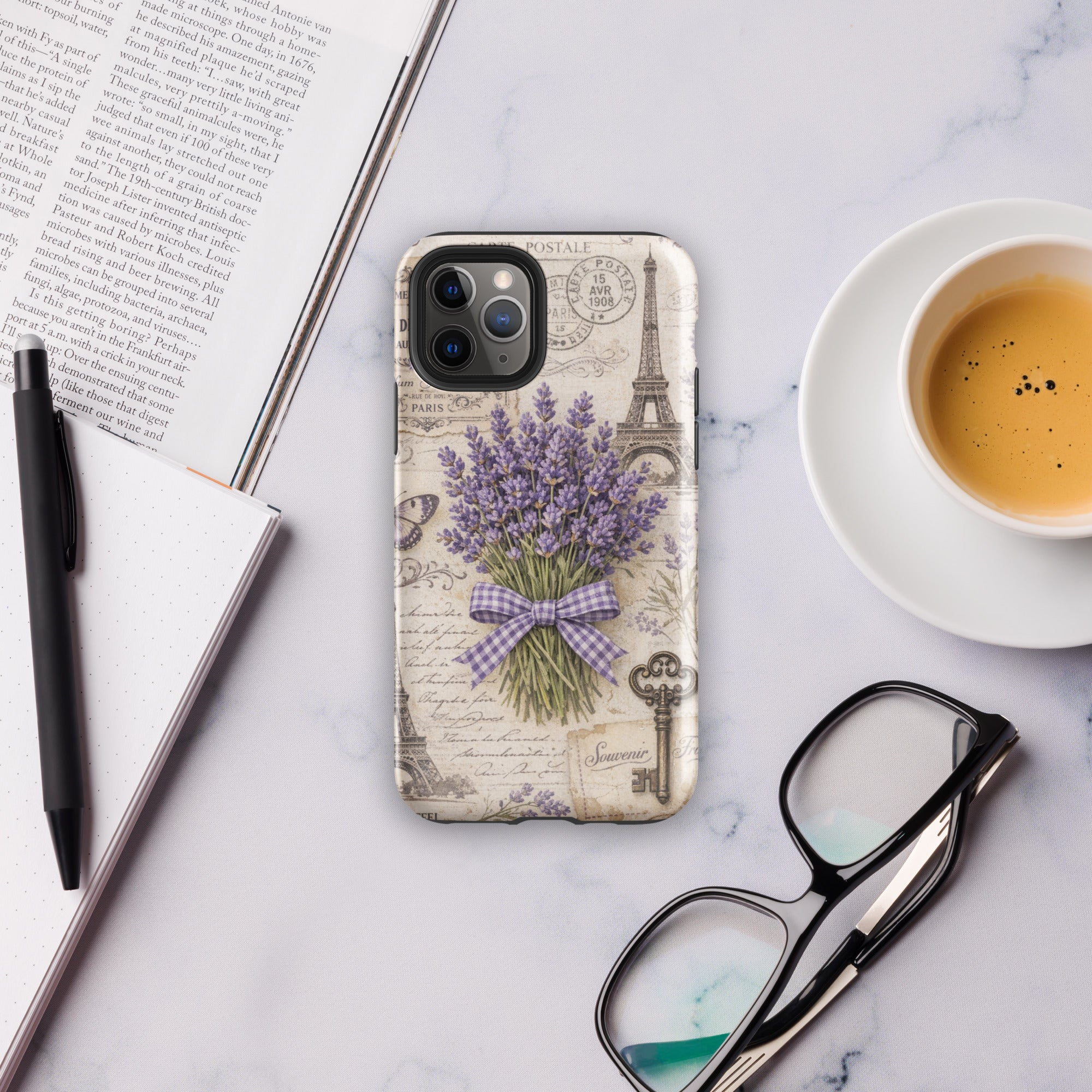 Vintage Paris Lavender Tough Case for iPhone 11 Pro