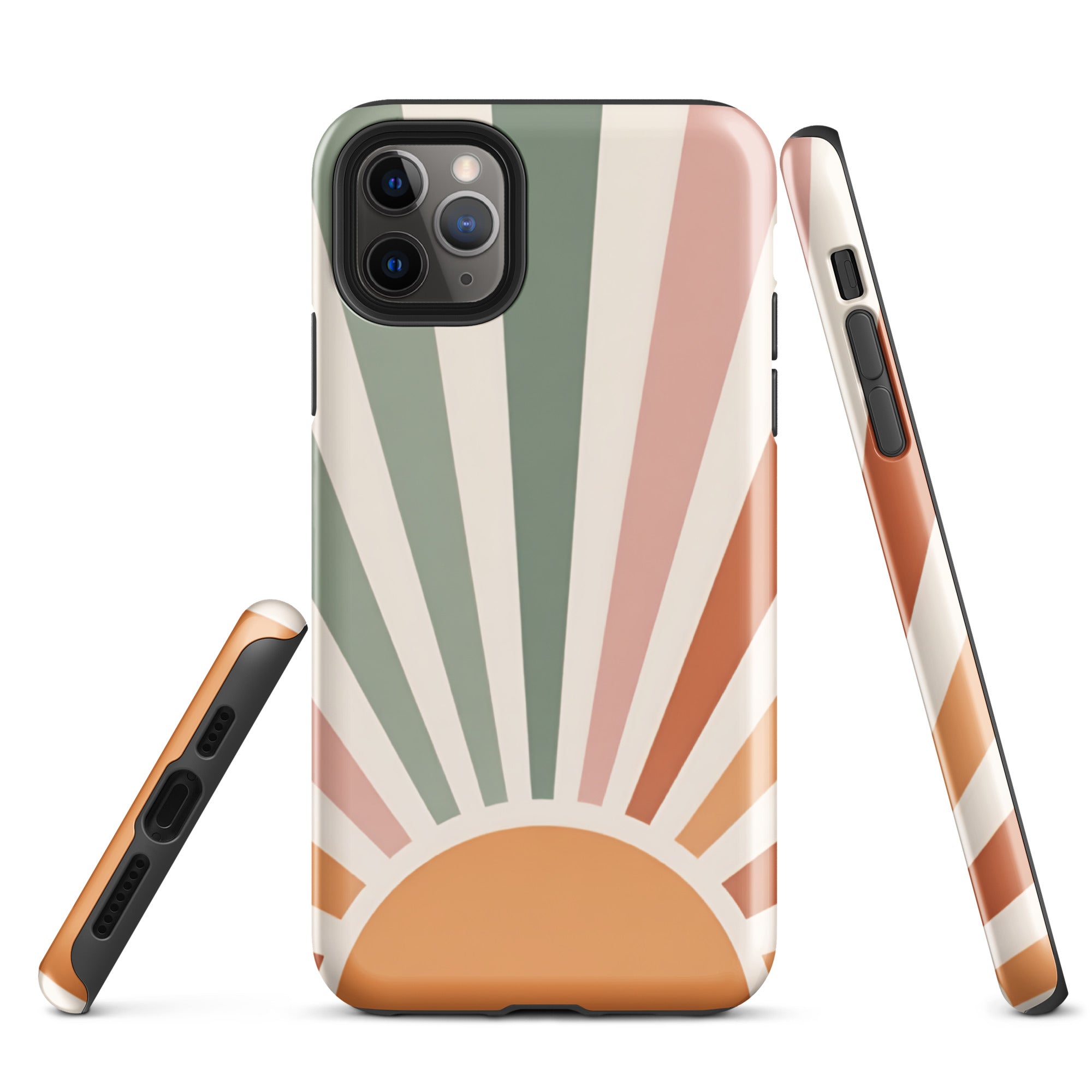 Retro Sunrise Tough Case for iPhone 11 Pro Max