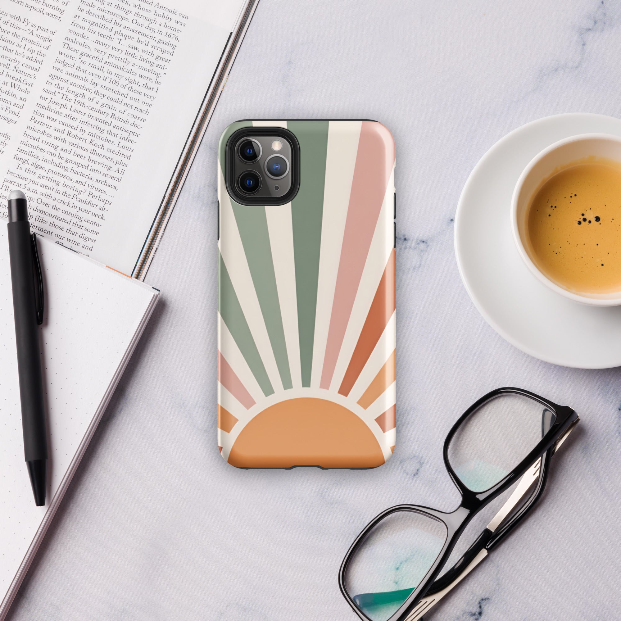 Retro Sunrise Tough Case for iPhone 11 Pro Max