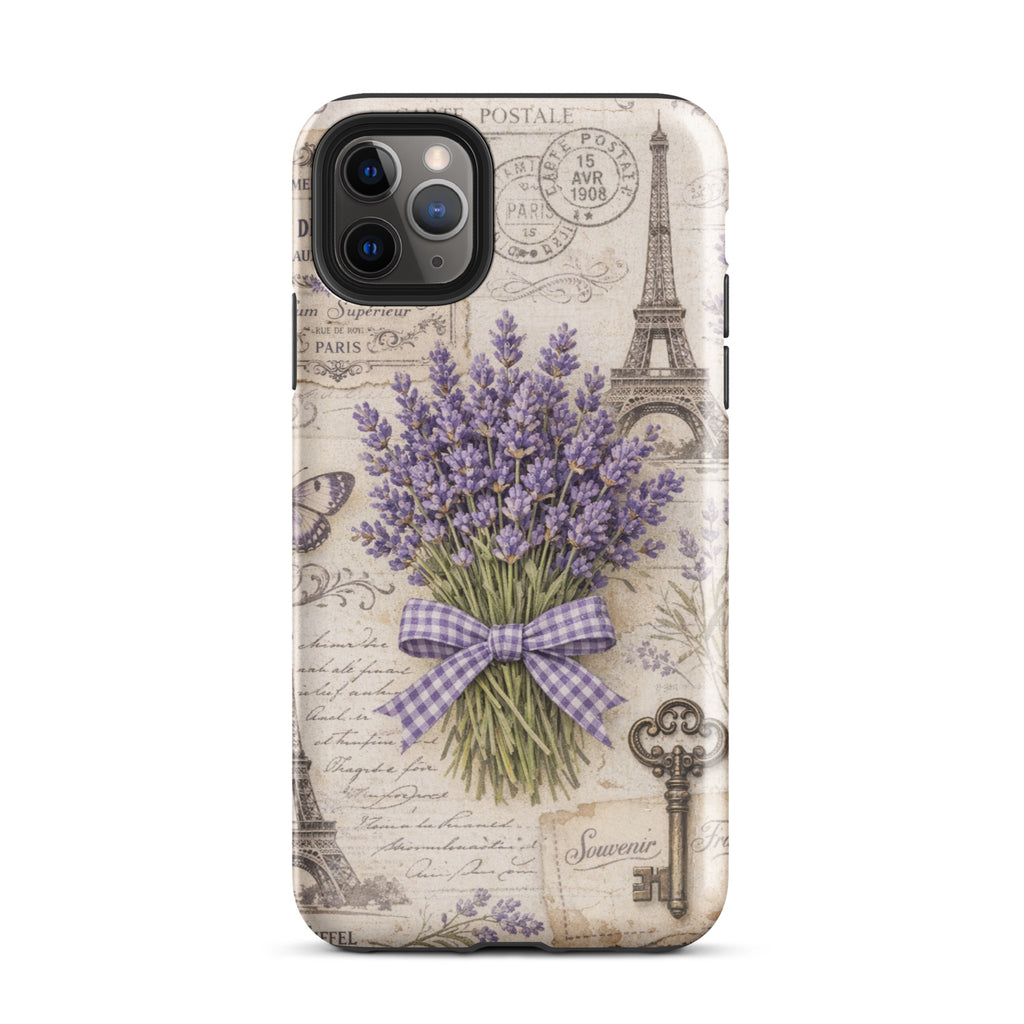 Vintage Paris Lavender Tough Case for iPhone 11 Pro Max