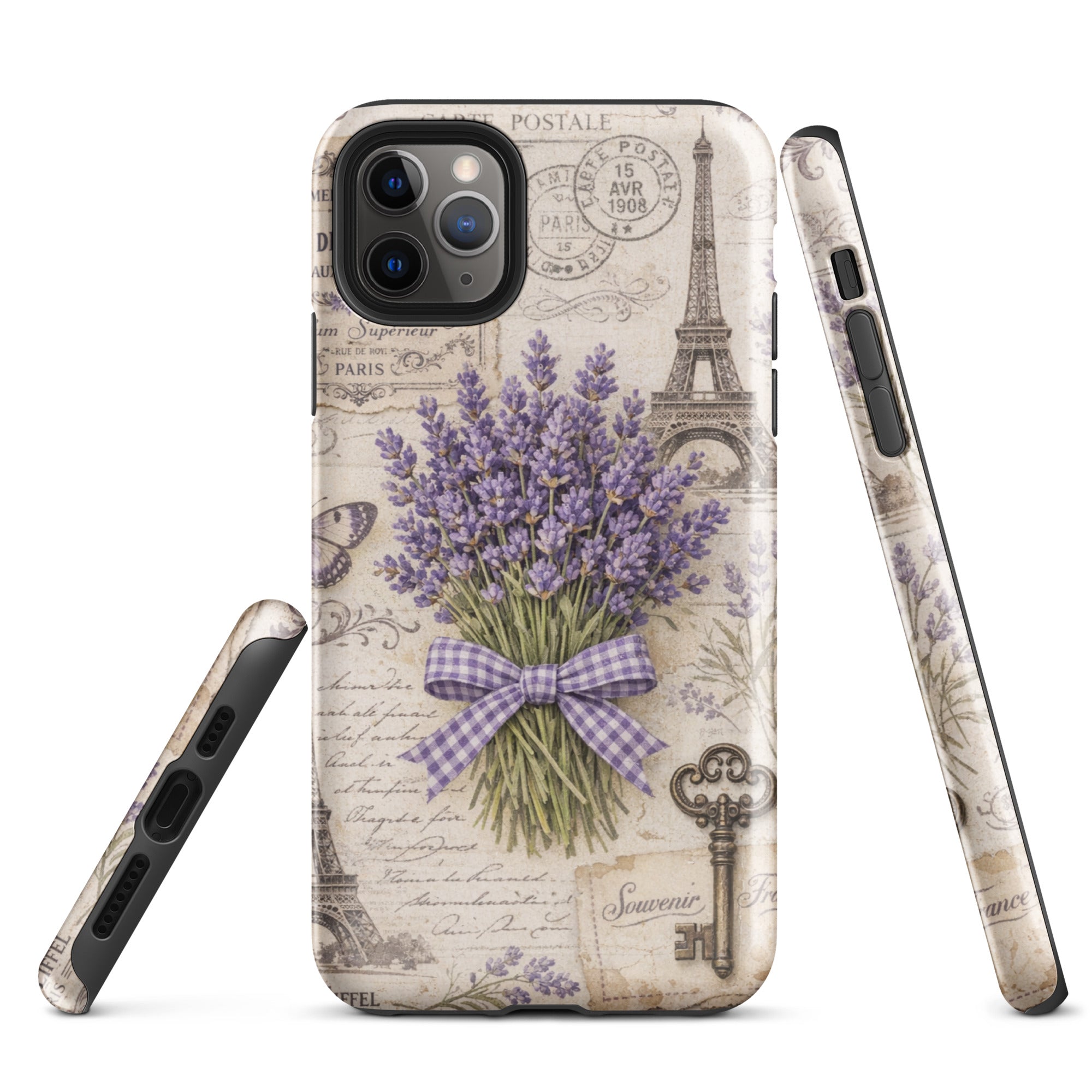 Vintage Paris Lavender Tough Case for iPhone 11 Pro Max