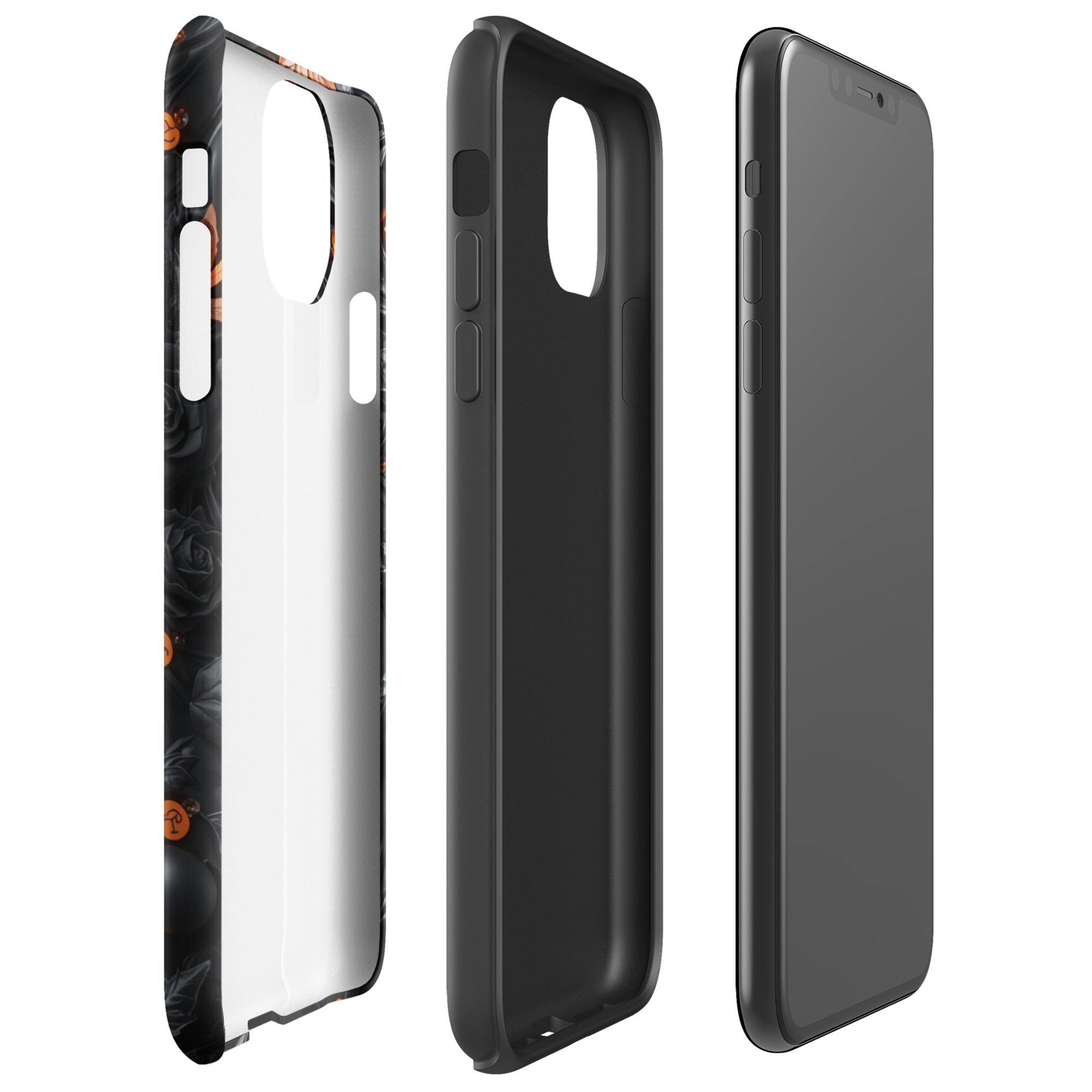 Dark Floral Glow Tough Case for iPhone 11 Pro Max