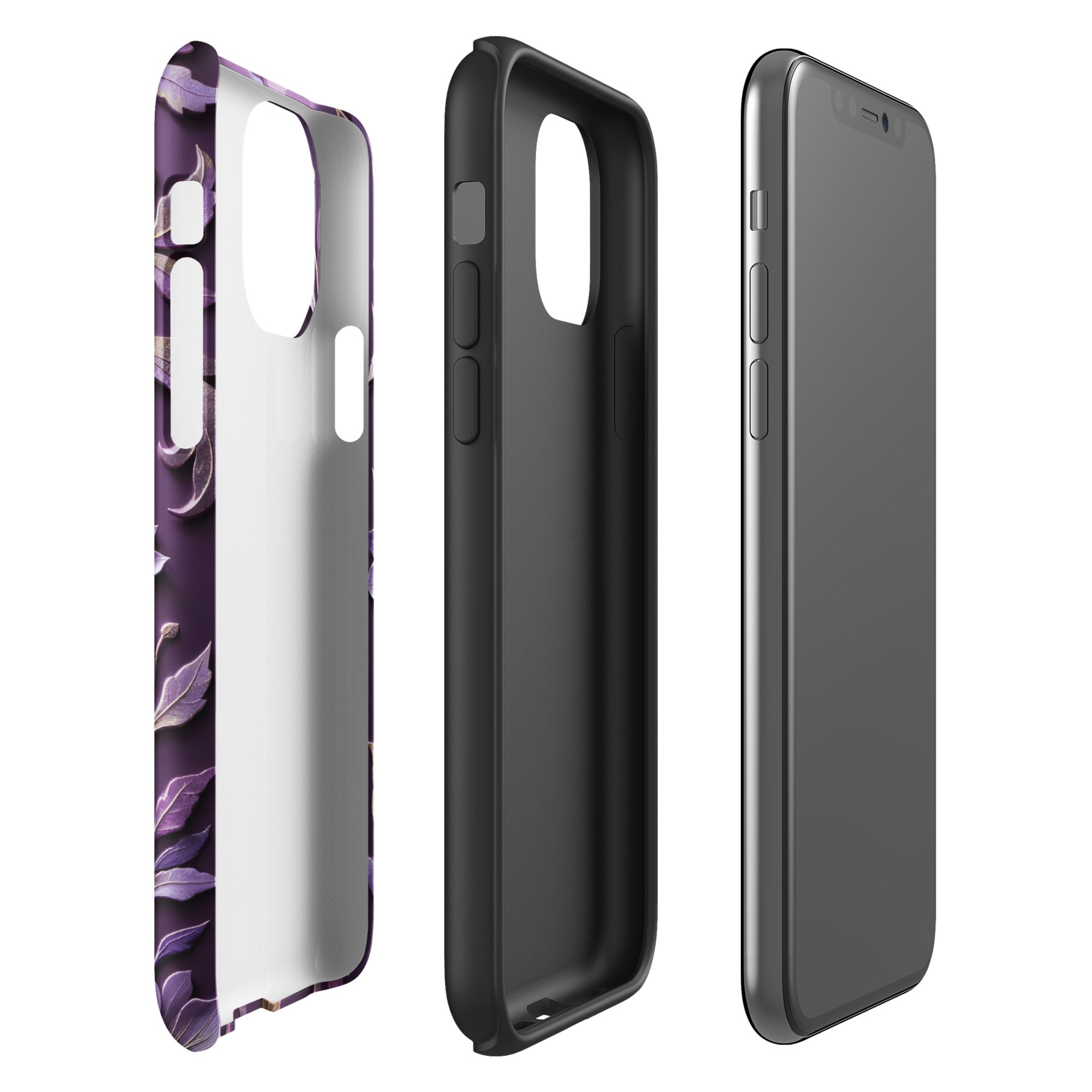 Royal Violet Filigree Tough Case for iPhone 11 Pro