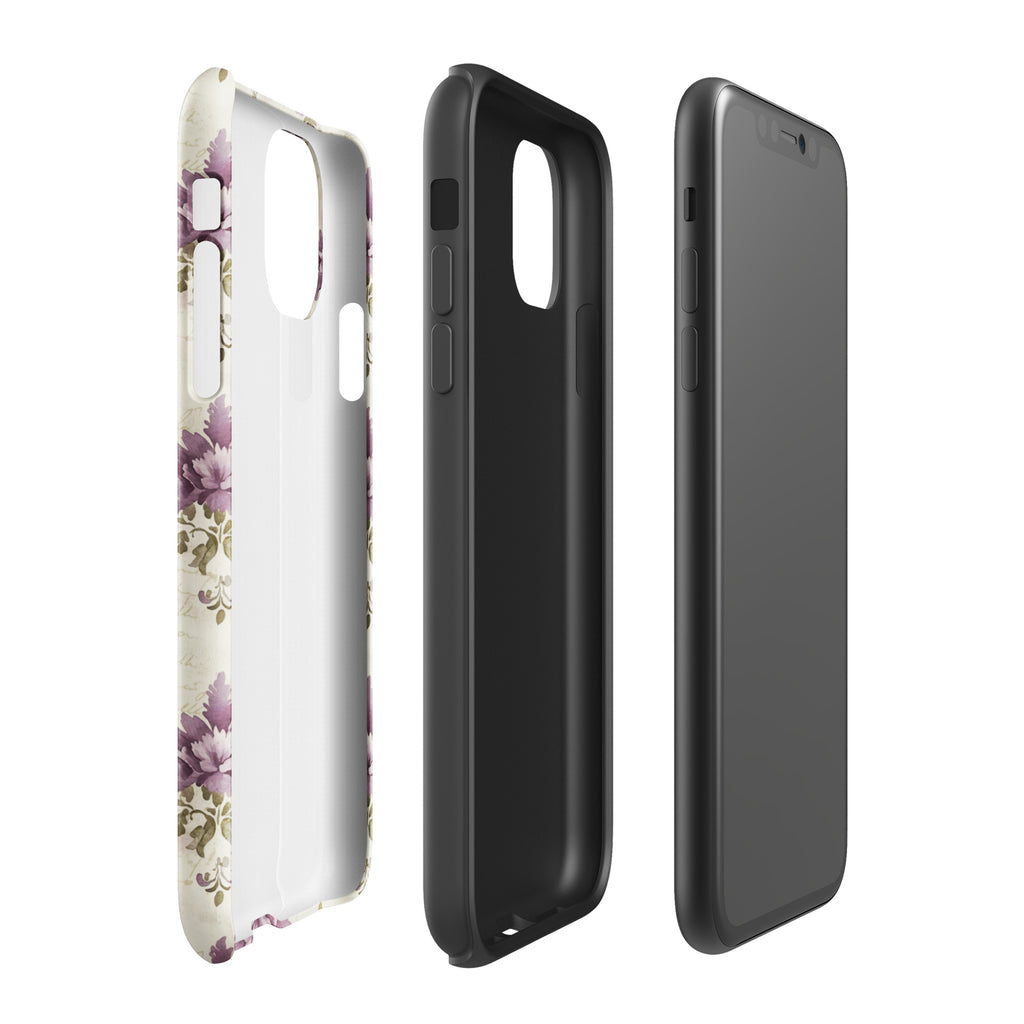 Vintage Floral Damask Tough Case for iPhone 11