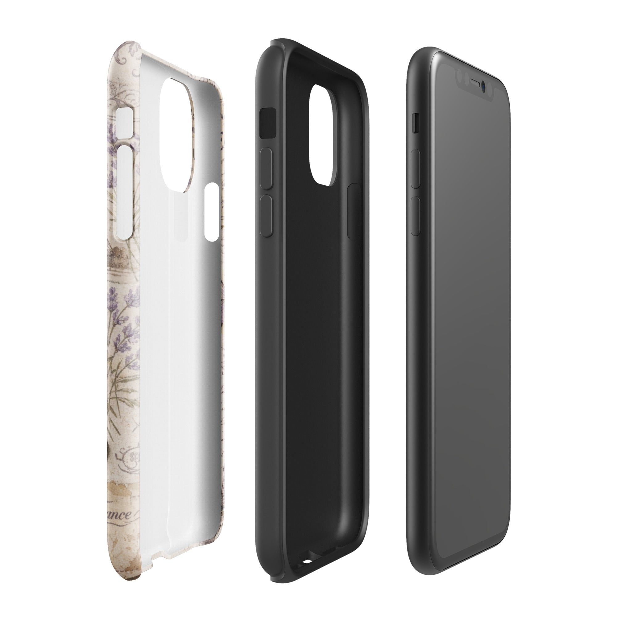 Vintage Paris Lavender Tough Case for iPhone 11