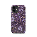 Royal Violet Filigree Tough Case for iPhone 12