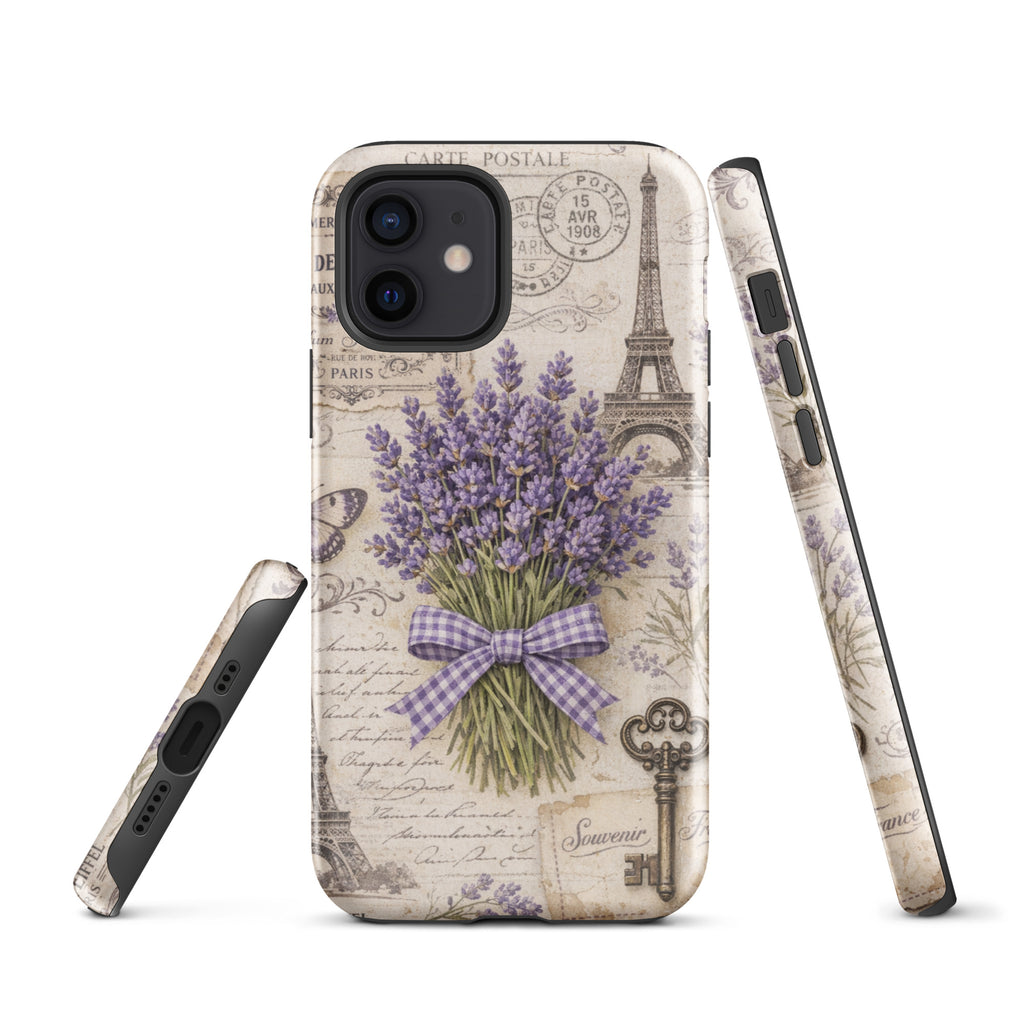 Vintage Paris Lavender Tough Case for iPhone 12